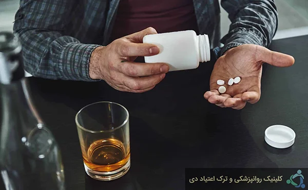 ترکیب مواد و الکل